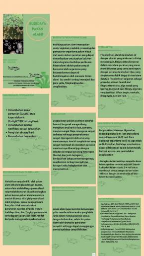 Budidaya Pakan Alami